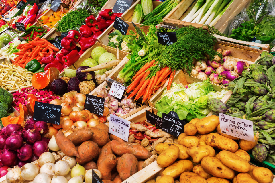 marché provence shopping en france